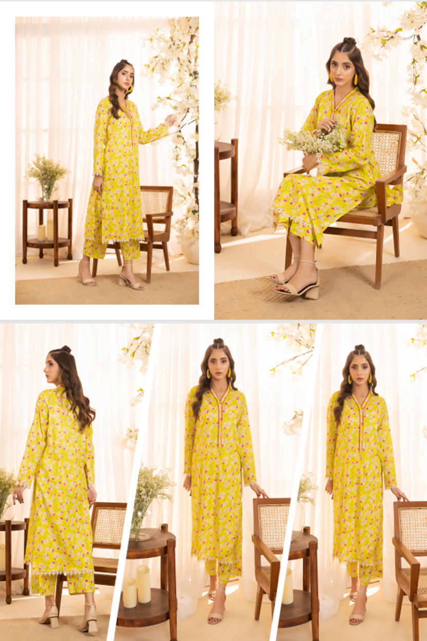 Identic Separate (2 Pcs) Printed Lawn (Stitched) Sethi Brothers